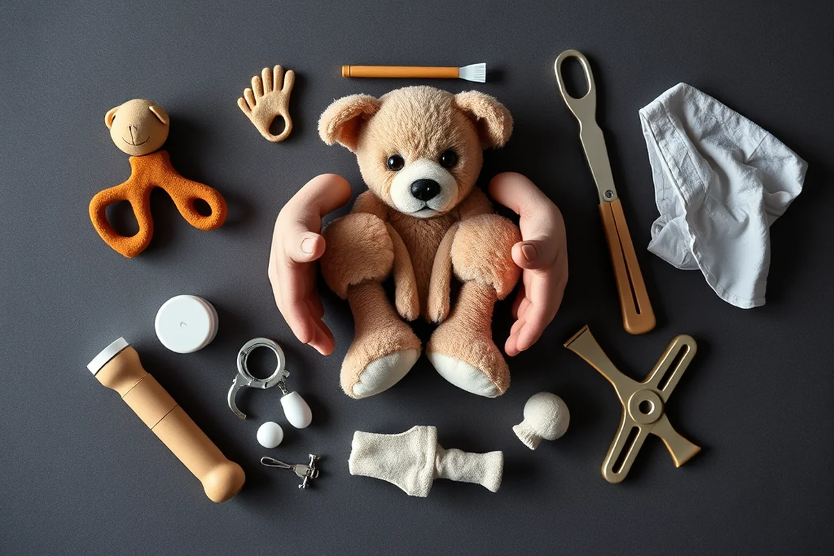 old baby toys — Old Baby Toys (the finished result)