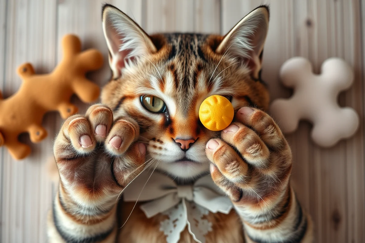 toys for senior cats — Toys For Senior Cats (the finished result)